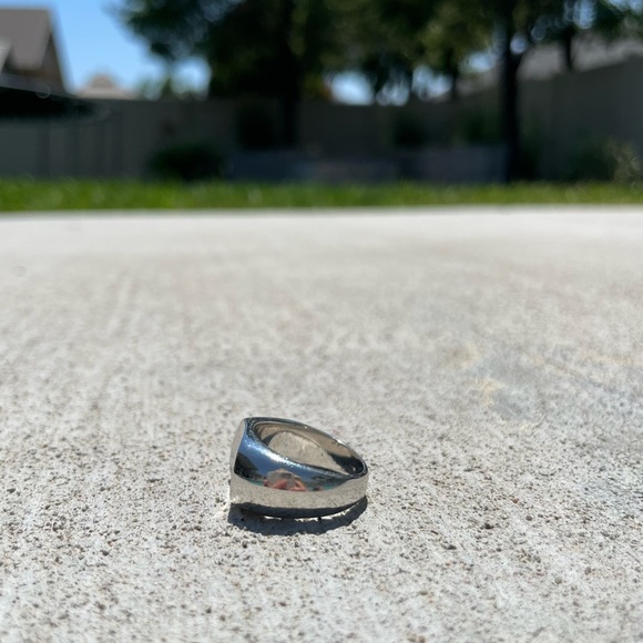 Jennifer Fisher NEW Horizontal Scoop Silver Ring Various Sizes MSRP $225 - Picture 8 of 9